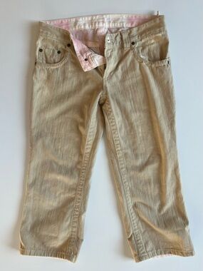 BARREL Hand Painted Cropped Pants Size 29 Made in Italy Limited Edition